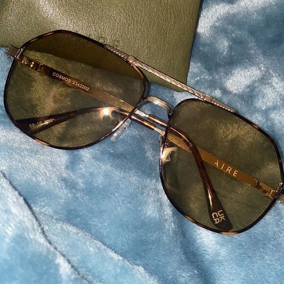 Aire NEW Cosmos - Bright Gold Khaki Tint Sunglasses - Picture 6 of 7